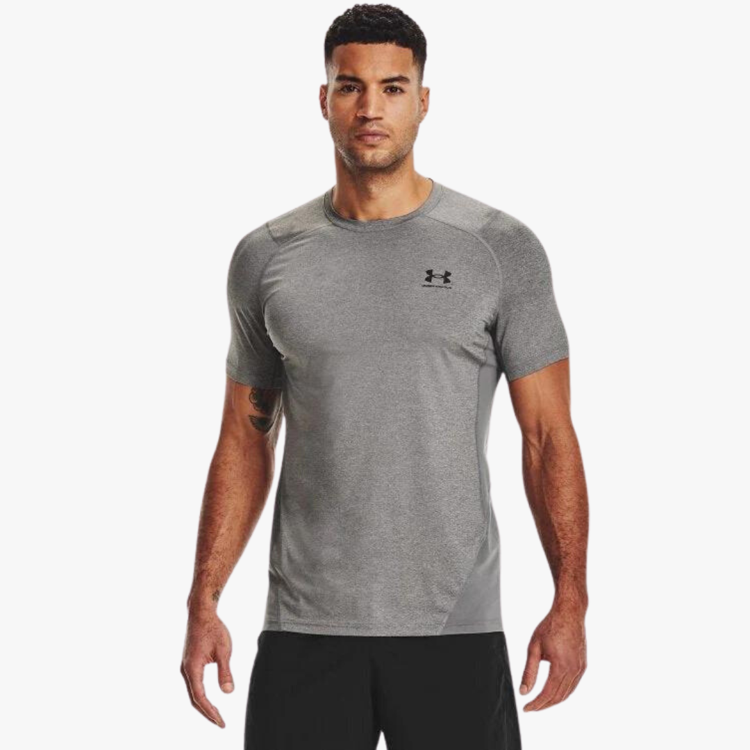 UNDER ARMOUR NOVELTY FITTED T SHIRT - GREY