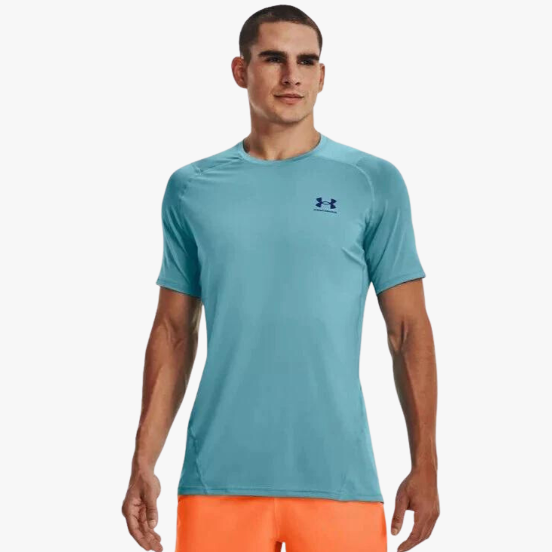 UNDER ARMOUR NOVELTY FITTED T-SHIRT GLACIER BLUE