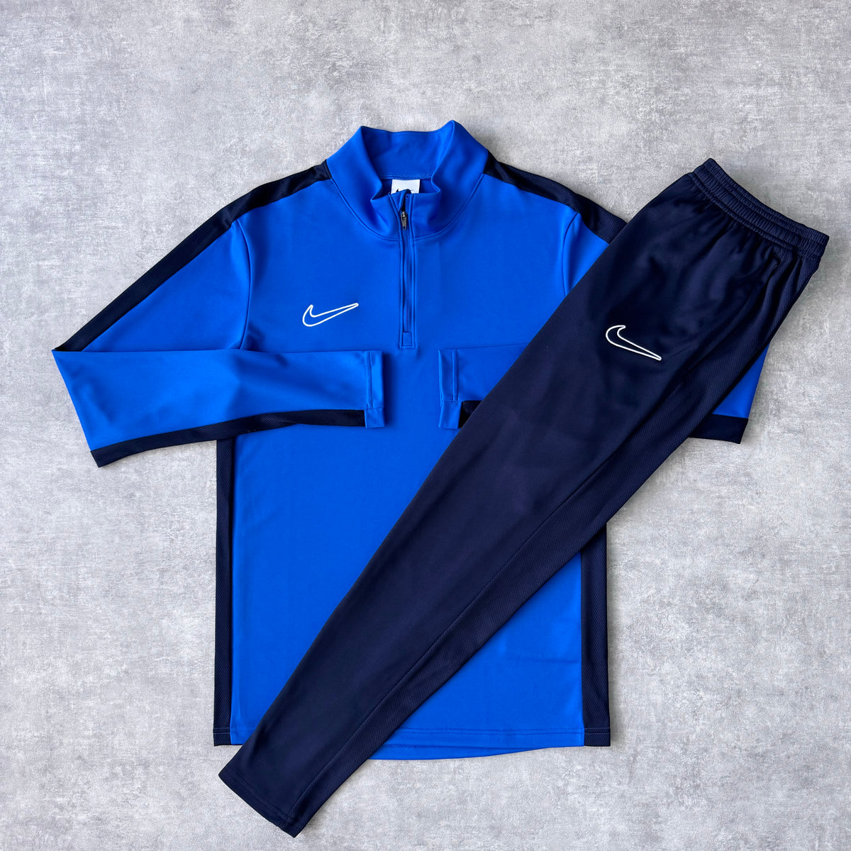 NIKE DRILL 23 SET ROYAL BLUE - HALF ZIP & TROUSERS