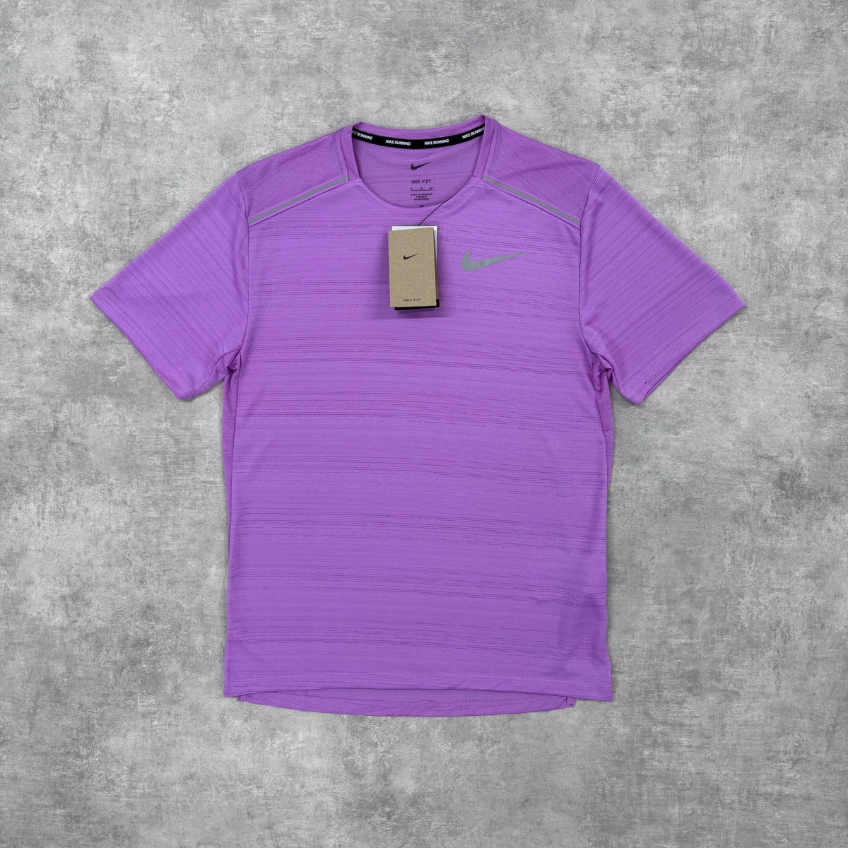 NIKE MILER 1.0 T SHIRT - CANDY PINK