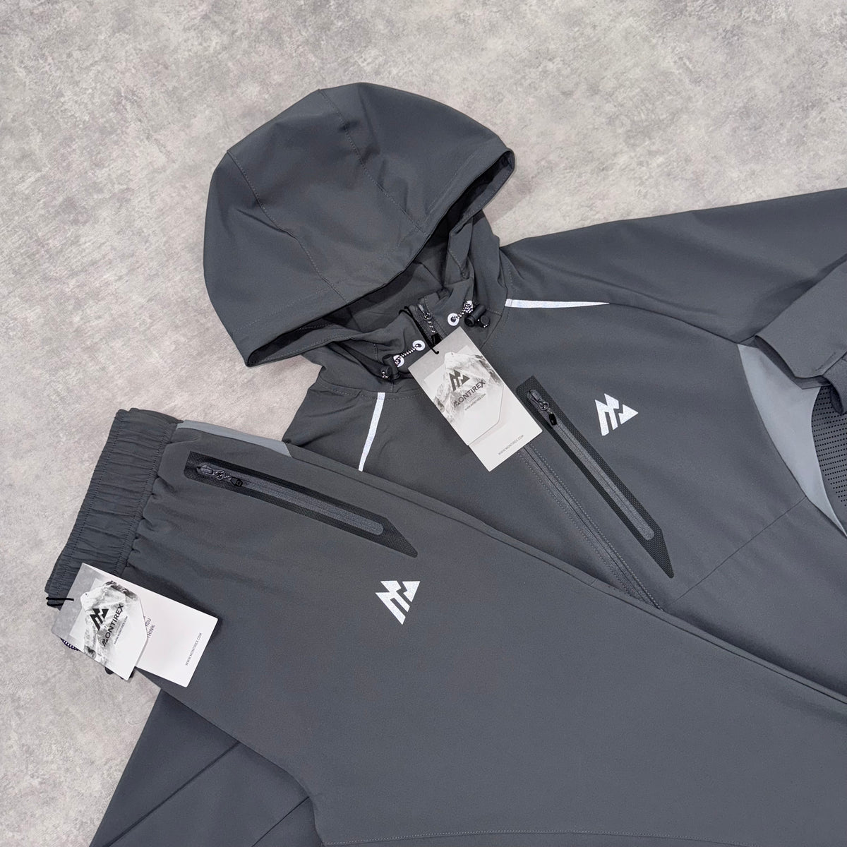 MONTIREX LUMOS SET CEMENT GREY - JACKET & TROUSERS